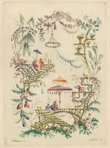 Ornamental Design from Nouvelle suite de cahiers chinois by Jean Baptiste Pillement
